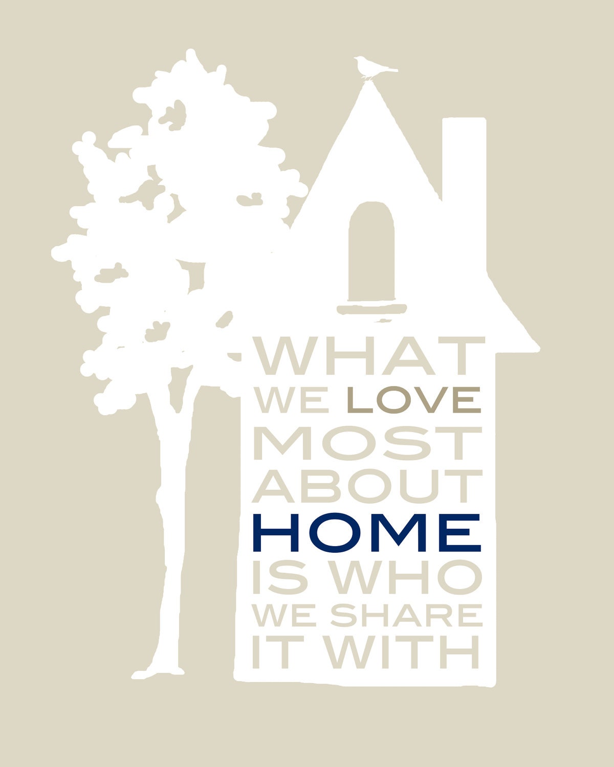 What We LOVE Most - 8x10" - Mother's Day Gift