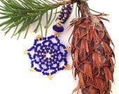 Beaded Snowflakes and Stars PDF Tutorial - DIY Ornaments, Jewelry, Package Toppers, Party Favors
