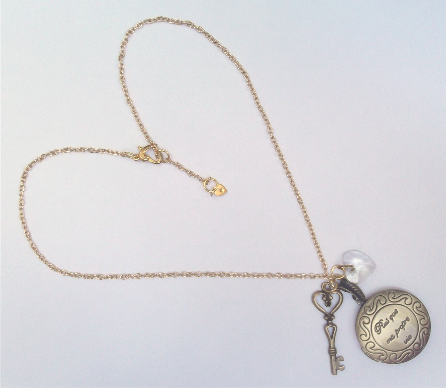 Twilight inspired Renesmee's "More than my own life" Locket Necklace