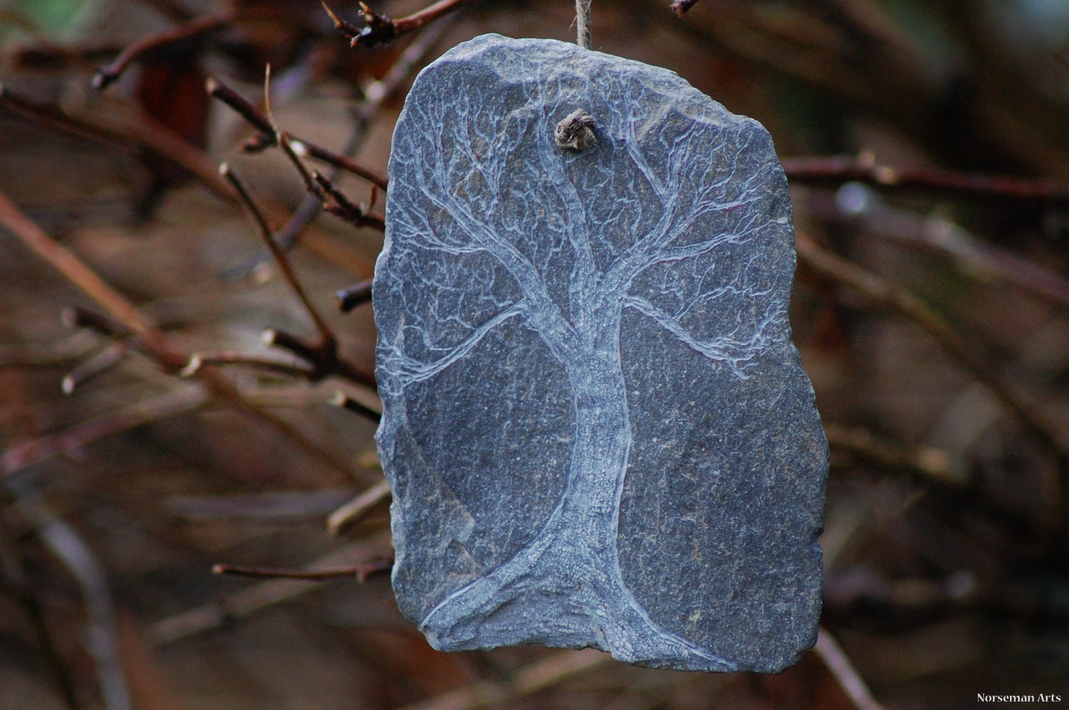 Tree Slate Carving.