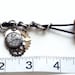 Handmade Keychain             Steampunk Style Accessory             Metal Key Ring        OOAK
