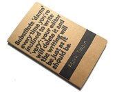 JOURNAL with Mark Twain Quote - Substitute damn every time you're inclined to write very