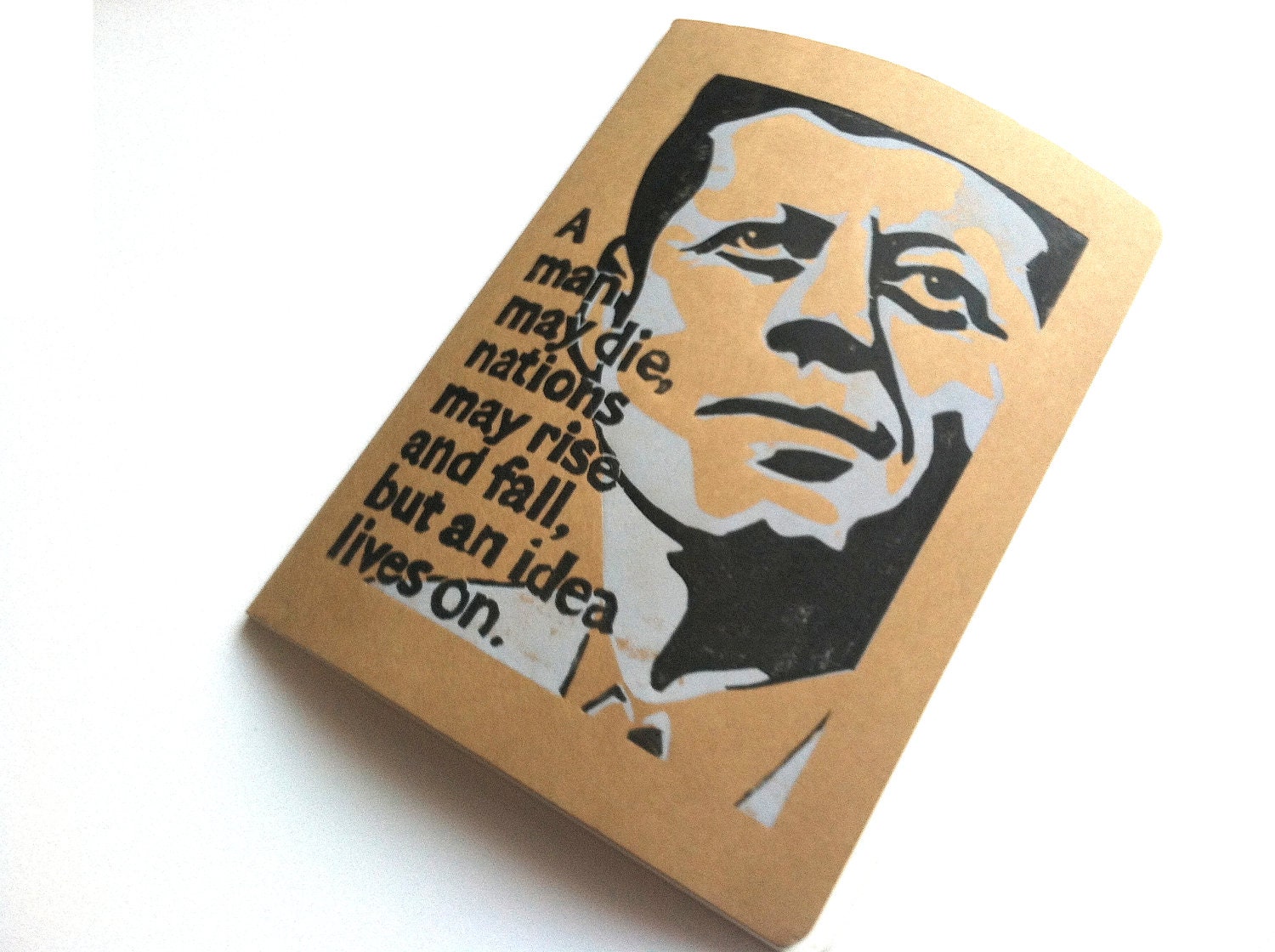 EXTRA LARGE JOURNAL with John F. Kennedy Quote on the Cover