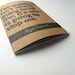 JOURNAL with Ayn Rand Quote Linocut Print on Cover - The question isn't who is going to let me its who is going to stop me