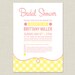 Pink Lemonade Bridal Shower Invitation / Summer Bridal Shower