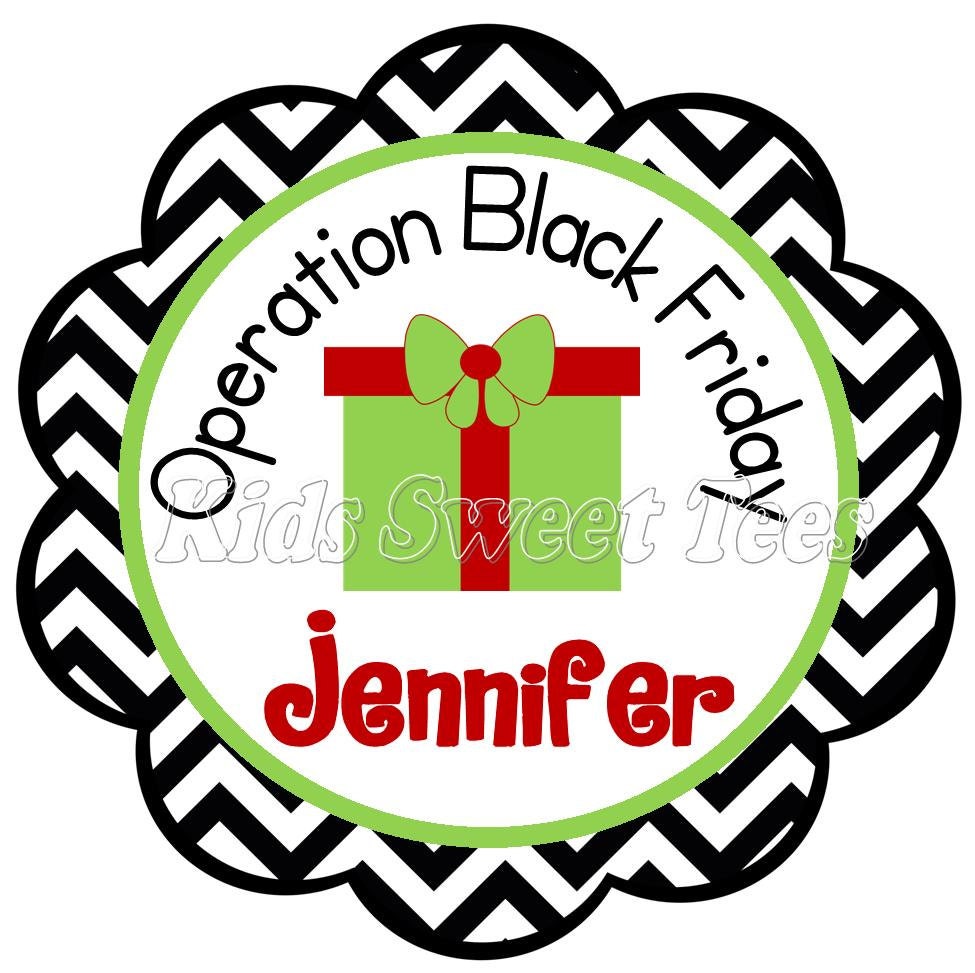 Black Friday design - personalized digital image - shopping Il_570xn