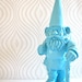 RESERVED 4 Stan and Dan Tubble the Gnome 18 inch with basket & stick in a pretty light blue