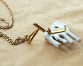 Brooch Necklace Converter Gold Plated Horizontal Supplies