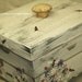 Tea Box Bee Hive Cottage Garden Keepsake Tea Party Wedding Bridal Shower Handpainted Honeycomb Bees Herbs Housewarming Gift Shabby Chic