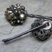 Fall Winter Vintage Grey Baroque Pearl Robert Haskell Hair Pins