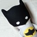 Batman Baby, Rag Doll, Batman Doll, Doll, Super Hero, Action Figure Doll, Fabric Doll, Cloth Doll, Boy Doll, Soft Doll