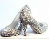 Crystal Swarovski Crystal Covered Pumps. BEYOND GLAMOROUS.