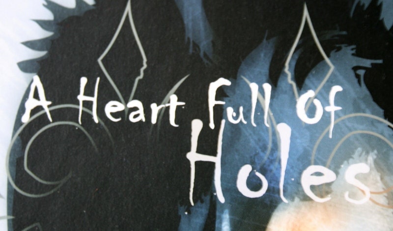 Norwegian art poem poetry book A Heart full of holes