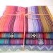 Tribal Fabric, Latin American Woven Fabric Bundle, Sample Pack, 4 Large Pieces