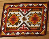 Hand Made Tribal Pattern Rug or Wall Hanging