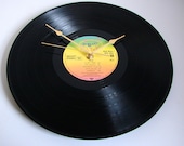 The B52s Vinyl Record CLOCK made from a Recycled 12" LP "Cosmic Thing" retro vintage 80s gift for women girls pop music rocker party