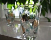 Pine Cone Glasses - Set of 4