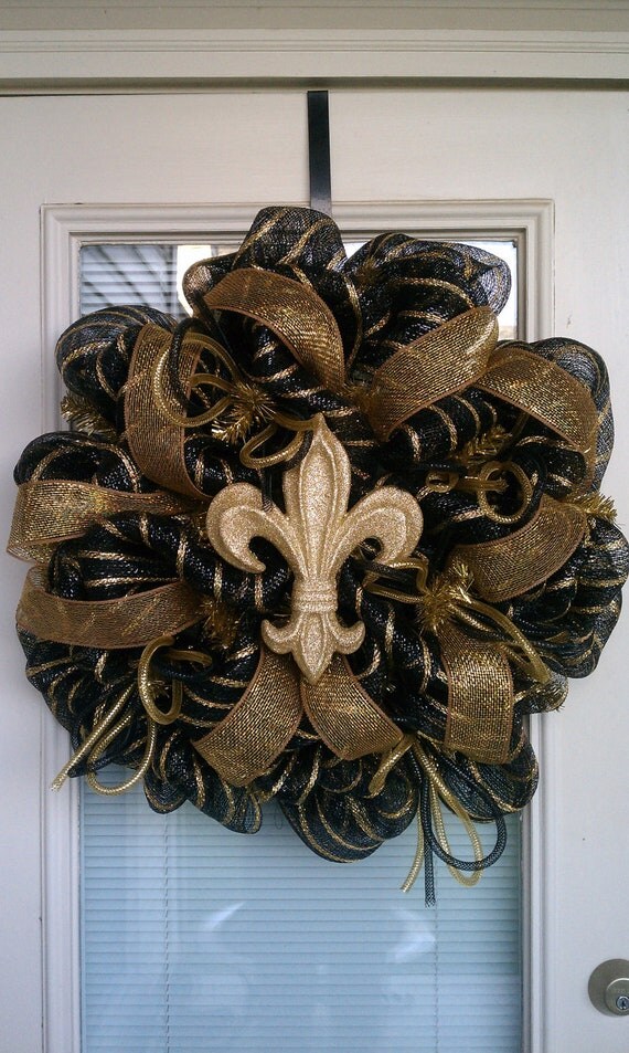 New Orleans Saints Wreath - Door Wreath - NFL