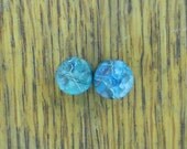 Malachite Chrysocolla 5/16, 0g Ear plugs one pair