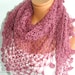 2012 trends scarf, hand knit pink scarf, women scarves. Personalized Design. Latest Fashion. scarf, neckwarmer, scarflette...