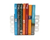 Modern  bookends - Good food - for your favourite cookbooks, laser cut from metal