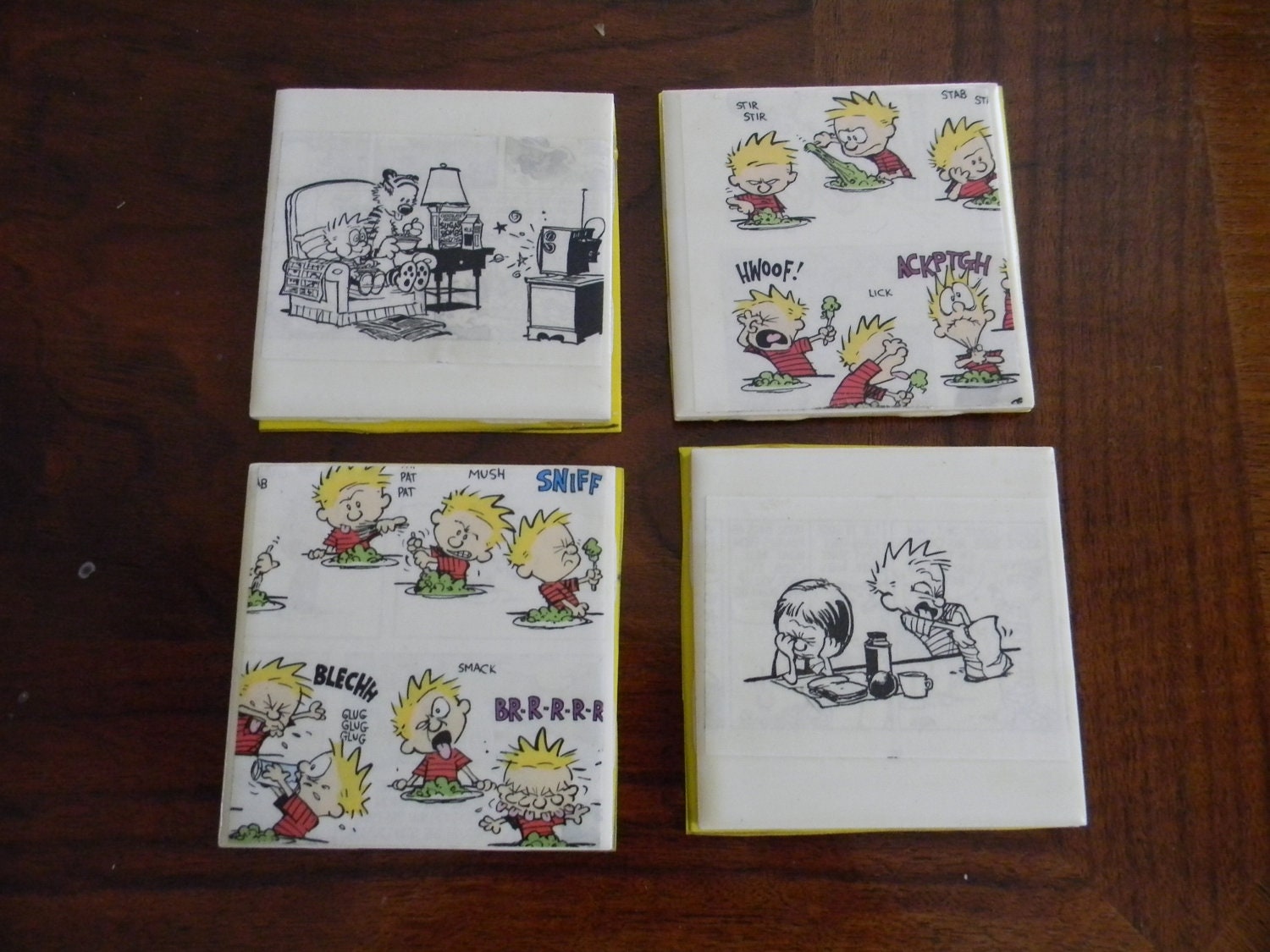 Calvin Eating Coaster Set
