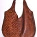 BELLA. Oversize woven shoulder bag / leather tote bag. Available in different leather colors.