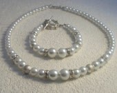 Wedding Jewelry Set, Bridal Set, Pearl Bridal Jewelry
