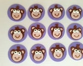 Fondany Monkey Cupcake Toppers Il_170x135