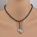 Black Onyx Sterling Silver Pendant Necklace