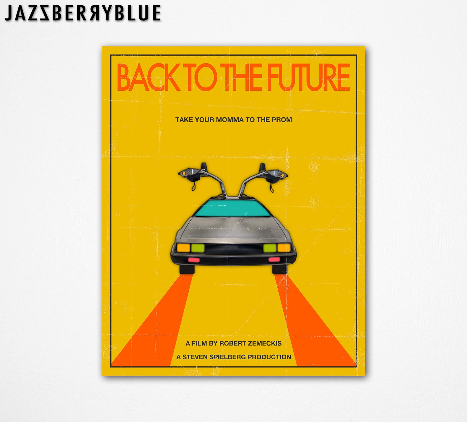 BACK TO The FUTURE Movie Poster Style Retro Pop Art for the home decor, Giclee Fine Art Print, (13x16)