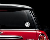 9 3/4  Car Window Decal / Vinyl Sticker - Potter Inspired