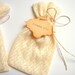 100 Wedding  Favor Bags,Rustic Favor bag,