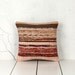 20% DISCOUNT - coupon code " YASTK20 " - hand woven vintage kilim -rag rug pillow cover-14.76" x 15.35"-free shipment with UPS-02638-57