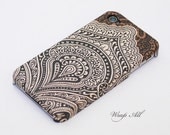 Vintage Bali pattern iPhone 4 case / Floral Bali pattern iPhone 4s case/  iPhone 4s / iPhone cover