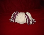 Warm winter hat, crochet baby hat, warm crocheted hat, size 12 Months