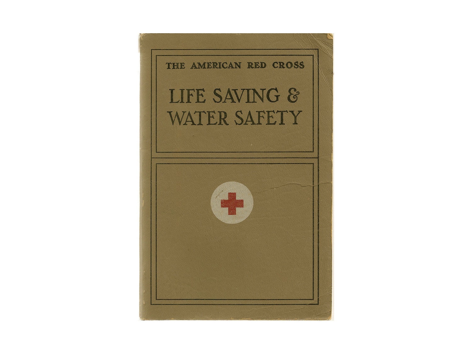 FREE SHIPPING - Life Saving And Water Safety - American Red Cross Handbook Vintage Instruction Book  - Sale