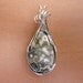 Ocean Jasper Stone Sterling Silver Wire Wrapped Pendant