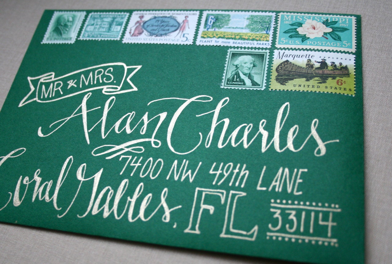 Custom Wedding Calligraphy