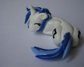 My Little Pony Inspired Sleeping DJ Pon-3 / Vinyl Scratch Unicorn Figure