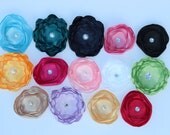 Petaled Singed Satin Flower Headband