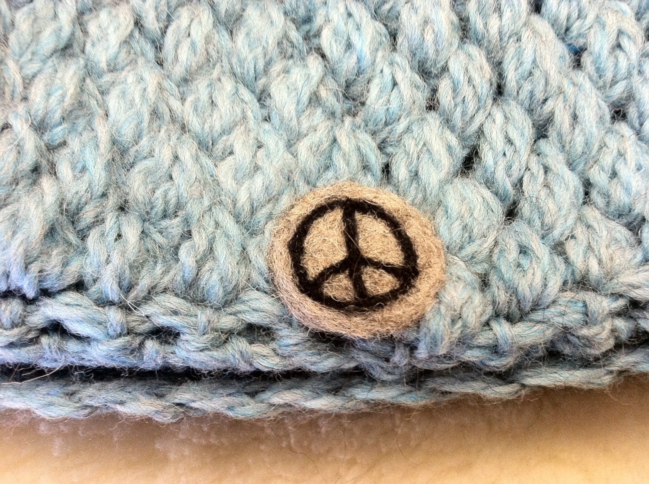 Sky Blue Peace Hat
