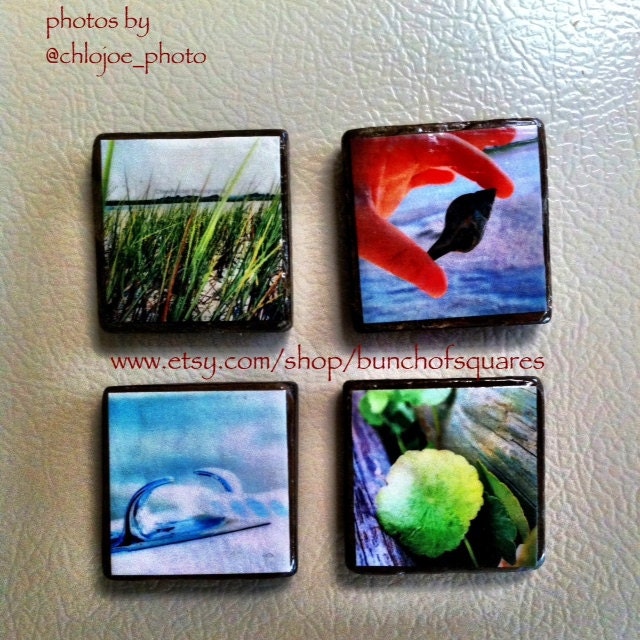 Instagram custom photo tile magnets 2"x2"  1 ea. (these are examples)
