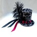 Tiny Top Hat: Classic Fancy - Lolita Cosplay Costume Party Fascinator Photo Photography Prop Wedding Tophat Small Mini Miniature little