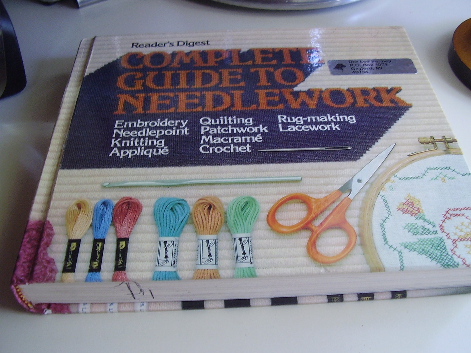 1970's Reader's Digest Complete Guide to Needlework, Knitting, Craft, Needlepoint, Embroidery and More Book