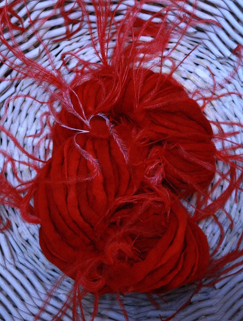 Brissa Ostrich Feather Merino Yarn