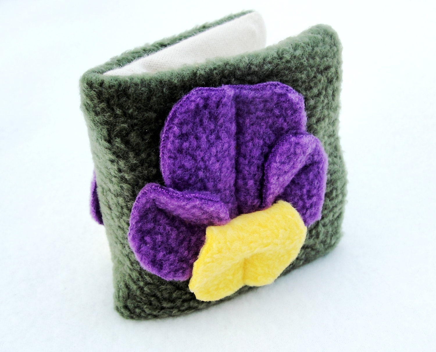 Travel Therapy Pillow Flax Seed Foldable Violet Heartsease
