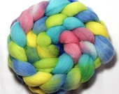 Handpainted Roving - Tutti Frutti - Falkland wool, 4 Ounces