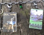 The Lord Of The Rings miniature book charms- The Hobbit, The Fellowship, Two Towers, and Return of the King