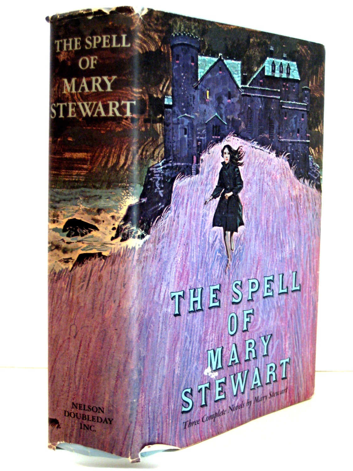 Vintage book, The Spell of Mary Stewart , Three complete Novels, Ivy Tree, This Rough Magic, Wildfire at Midnight, 1968